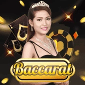 TTTJL live baccarat table with professional dealer and players